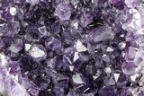 Purple Amethyst Geode On Metal Stand - Uruguay #368769-1